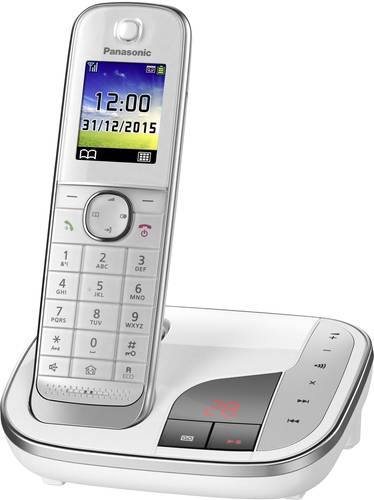 Panasonic KX-TGJ320GW Schnurloses Telefon analog Weiß von Panasonic