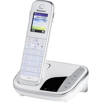 Panasonic KX-TGJ320GW schnurloses DECT Festnetztelefon mit AB weiß von Panasonic