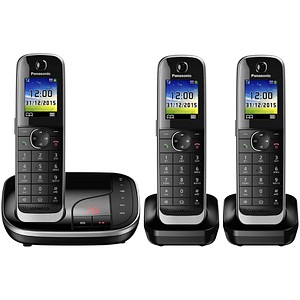 Panasonic KX-TGJ323GB Schnurloses Telefon-Set mit Anrufbeantworter schwarz Panasonic KX-TGJ323GB Schnurloses Telefon-Set mit Anrufbeantworter schwarz von Panasonic