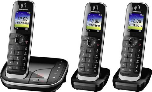 Panasonic KX-TGJ323GB Schnurloses Telefon analog Anrufbeantworter, Freisprechen, Headsetanschluss Sc Panasonic KX-TGJ323GB Schnurloses Telefon analog Anrufbeantworter, Freisprechen, Headsetanschluss Sc von Panasonic