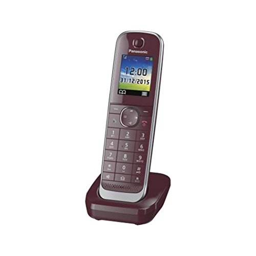 Panasonic KX-TGJA30EXR Mobilteil inkl. Ladeschale, Weinrot von Panasonic