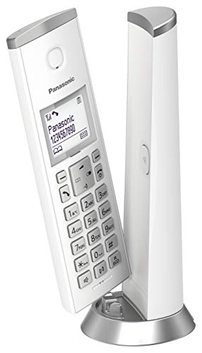 Panasonic KX-TGK210 DECT-Telefon Anrufer-Identifikation Weiß von Panasonic