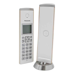 Panasonic KX-TGK220GN Schnurloses Telefon mit Anrufbeantworter weiß von Panasonic