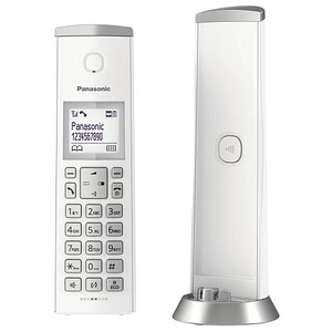 Panasonic KX-TGK220GW Schnurloses Telefon mit Anrufbeantworter weiß von Panasonic
