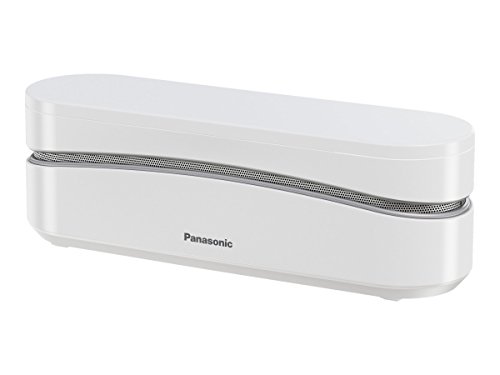 Panasonic KX-TGK320GW Design-Telefon schnurlos mit Anrufbeantworter (analoges Telefon (DECT), Eco-Plus-Modus, Anrufsperre, Wecker, Babyphone) weiß von Panasonic