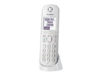 Panasonic KX-TGQ200, IP-Telefon, Schwarz, Kabelloses Mobilteil, 4 Zeilen, 100 Eintragungen, 1.88 - 1.9 GHz Panasonic KX-TGQ200, IP-Telefon, Schwarz, Kabelloses Mobilteil, 4 Zeilen, 100 Eintragungen, 1.88 - 1.9 GHz von Panasonic