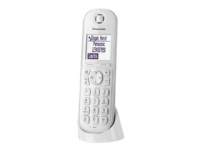 Panasonic KX-TGQ200, IP-Telefon, Schwarz, Kabelloses Mobilteil, 4 Zeilen, 100 Eintragungen, 1.88 - 1.9 GHz von Panasonic