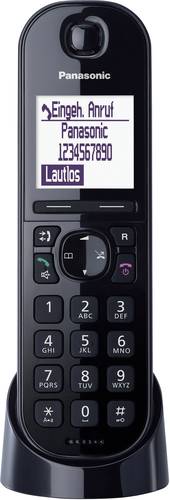 Panasonic KX-TGQ200GB Schnurloses Telefon VoIP Babyphone, Freisprechen Beleuchtetes Display Schwarz Panasonic KX-TGQ200GB Schnurloses Telefon VoIP Babyphone, Freisprechen Beleuchtetes Display Schwarz von Panasonic