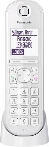 Panasonic KX-TGQ200GW Schnurloses Telefon VoIP Babyphone, Freisprechen Beleuchtetes Display Weiß Panasonic KX-TGQ200GW Schnurloses Telefon VoIP Babyphone, Freisprechen Beleuchtetes Display Weiß von Panasonic
