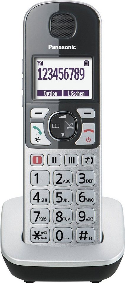 Panasonic KX-TGQ500 Seniorentelefon (Mobilteile: 1, mit IP-Technologie) von Panasonic