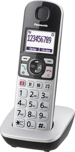 Panasonic KX-TGQ500GS Schnurloses Telefon VoIP Beleuchtetes Display Silber-Schwarz Panasonic KX-TGQ500GS Schnurloses Telefon VoIP Beleuchtetes Display Silber-Schwarz von Panasonic