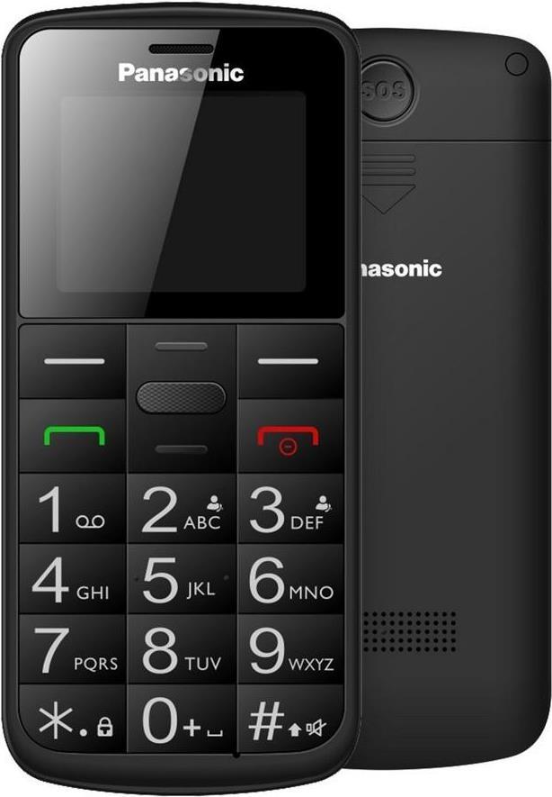 Panasonic KX-TU110 4,5 cm (1.77 ) Schwarz Funktionstelefon (KX-TU110EXB) von Panasonic