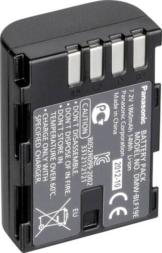 Panasonic Kamera-Akku DMW-BLF19, DMW-BLF19E, DMW-BLF19PP 7.2V 1860 mAh DMWBLF19E von Panasonic
