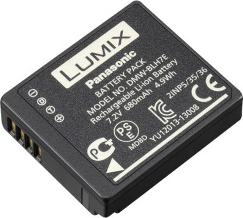 Panasonic Kamera-Akku DMW-BLH7E, DMW-BLH7 7.2V 680 mAh DMW-BLH7E Panasonic Kamera-Akku DMW-BLH7E, DMW-BLH7 7.2V 680 mAh DMW-BLH7E von Panasonic