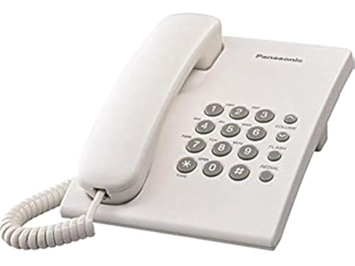 Panasonic Kx-Ts500 Analog Telephone White, KX-TS500FXW Panasonic Kx-Ts500 Analog Telephone White, KX-TS500FXW von Panasonic