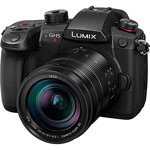 Panasonic LUMIX DC-GH5M2LE Systemkamera mit Objektiv LEICA 12-60mm/F2.8-4.0 (20MP, 4K, doppelte Stabilisierung, Kälte-/ Staub- & Spritzwasserschutz) von Panasonic