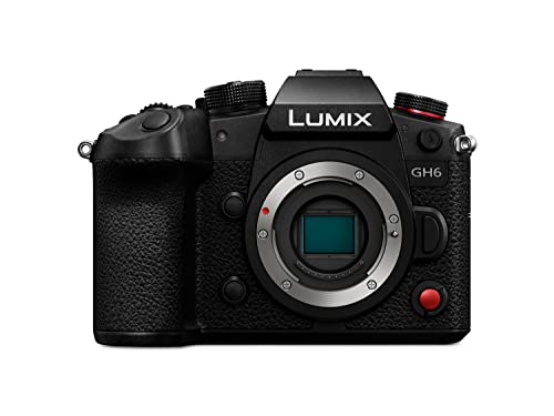 Panasonic LUMIX DC-GH6 Hybridkamera (25 MP, Dual I.S, OLED-Sucher, Kälte-/Staub-/Spritzwasserschutz) schwarz von Panasonic