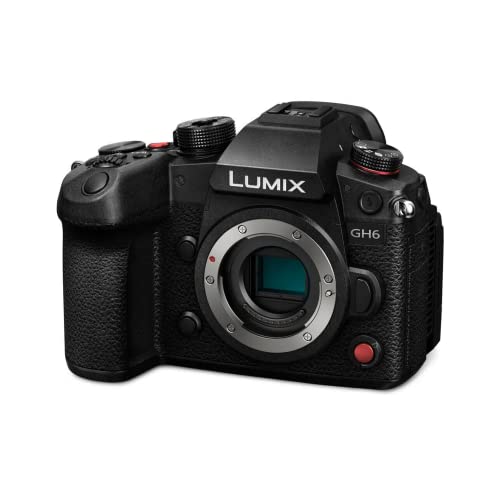 Panasonic LUMIX DC-GH6 Hybridkamera (25 MP, Dual I.S, OLED-Sucher, Kälte-/Staub-/Spritzwasserschutz) schwarz von Panasonic