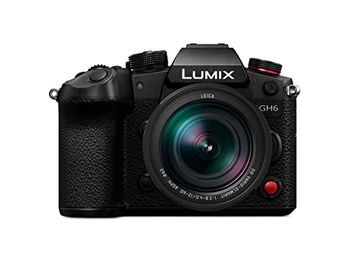 Panasonic LUMIX DC-GH6L Hybridkamera mit Objektiv Leica ES12060 (25 MP, Dual I.S, OLED-Sucher, Kälte-/Staub-/Spritzwasserschutz) schwarz von Panasonic