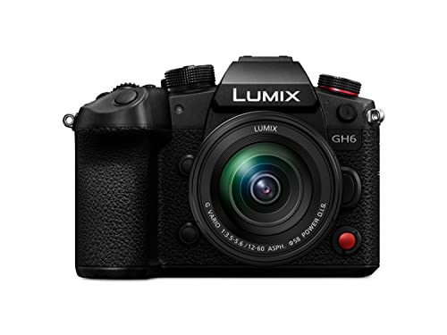 Panasonic LUMIX DC-GH6M Hybridkamera mit Objektiv FS12060 (25 MP, Dual I.S, OLED-Sucher, Kälte-/Staub-/Spritzwasserschutz) schwarz von Panasonic