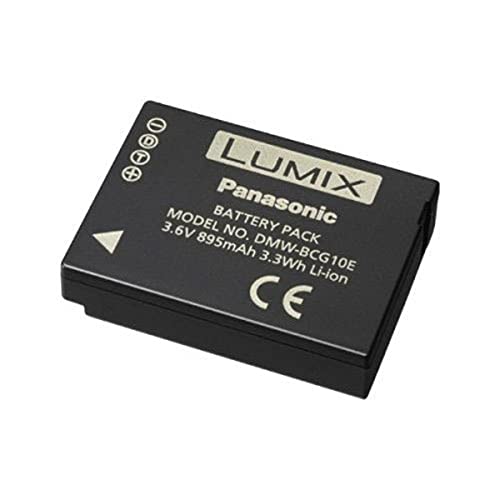 Panasonic LUMIX DMW-BCG10E Aufladbarer Li-Ion Akku (geeignet für LUMIX Digitalkameras) schwarz von Panasonic