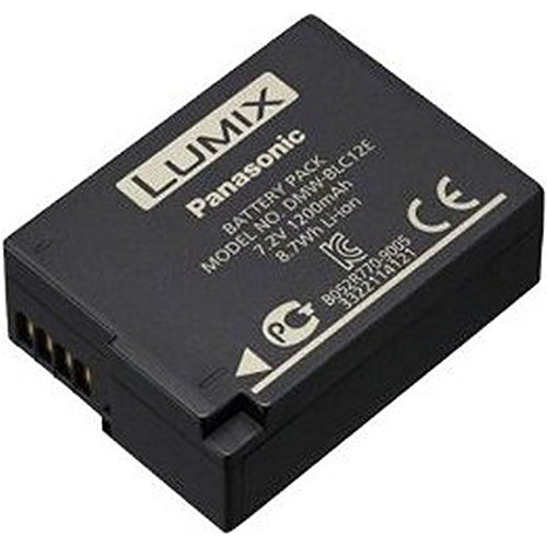Panasonic LUMIX DMW-BLC12E Li-Ionen Akku 7,2V, 1200 mAh (geeignet für GH2, G5, FZ200, GX8, G70, FZ1000, FZ300, FZ200) von Panasonic