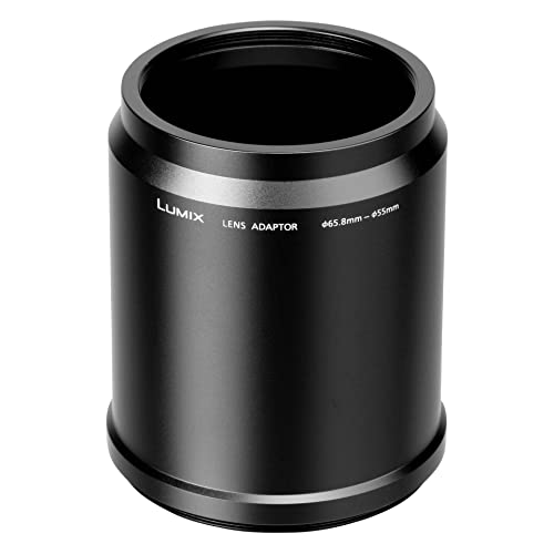 Panasonic LUMIX DMW-LA8GU Adapterring (geeignet für Panasonic LUMIX DMC-FZ72/LT55/LC55) schwarz von Panasonic