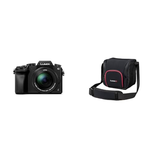 Panasonic LUMIX G DMC-G70MEG-K Systemkamera & LUMIX DMW-PGH68XEK Systemtasche (geeignet für Panasonic LUMIX G-Serie) schwarz, único von Panasonic