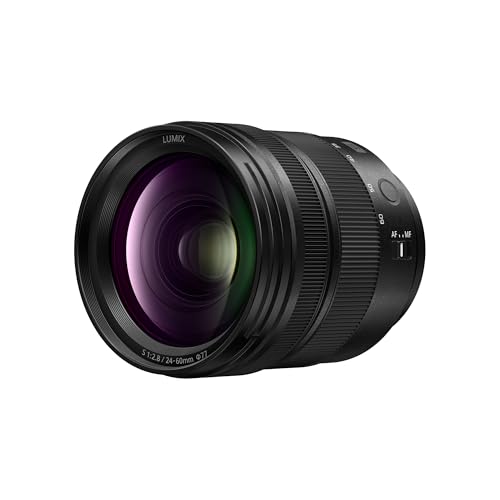 Panasonic LUMIX S 24-60mm Objektiv, L-Mount, durchgehend Blende F2.8, Objektiv für spiegellose Vollformat Kamera, Schwarz Panasonic LUMIX S 24-60mm Objektiv, L-Mount, durchgehend Blende F2.8, Objektiv für spiegellose Vollformat Kamera, Schwarz von Panasonic