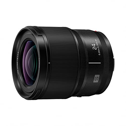 Panasonic LUMIX S Series Kameraobjektiv, 24 mm F1.8 L-Mount Wechselobjektiv für spiegellose Vollbild-Digitalkameras, S-S24 Panasonic LUMIX S Series Kameraobjektiv, 24 mm F1.8 L-Mount Wechselobjektiv für spiegellose Vollbild-Digitalkameras, S-S24 von Panasonic