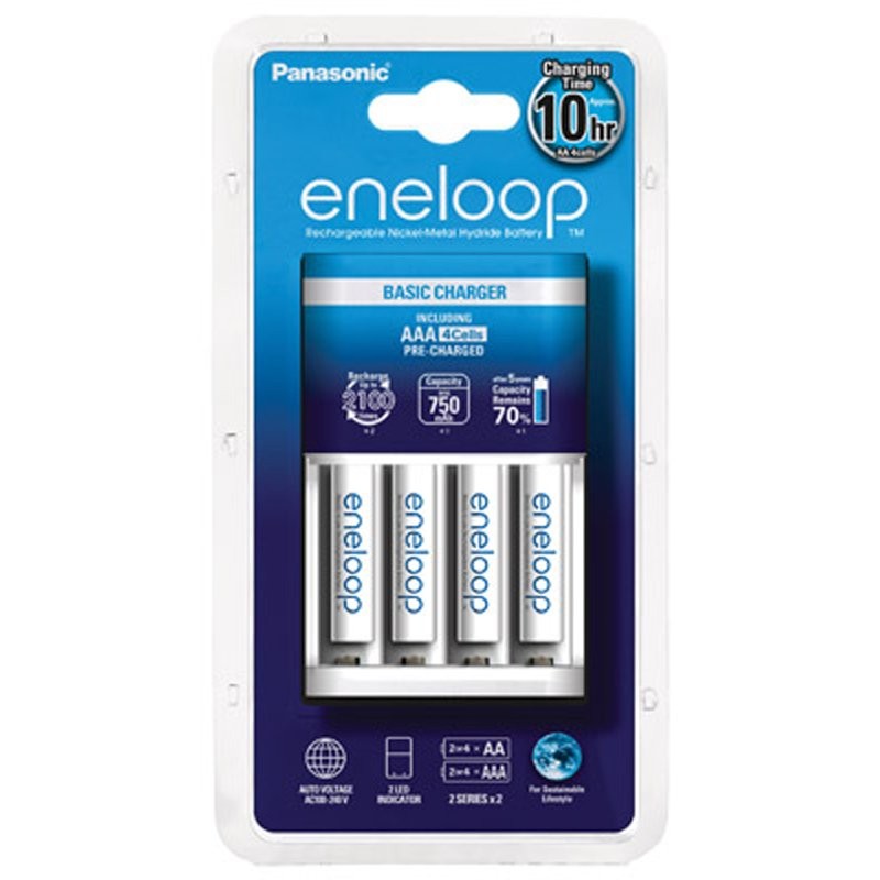 Panasonic Ladegerät Basic Charger BQ-CC51E inkl. 4 Micro/AAA Akkus Panasonic Ladegerät Basic Charger BQ-CC51E inkl. 4 Micro/AAA Akkus von Panasonic