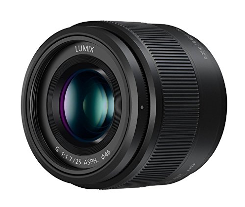 Panasonic Lumix 25 mm F1.7 | H-H025E-K Prime Objektiv, Schwarz — Micro 4/3-Halterung kompatibel Panasonic & Olymp von Panasonic