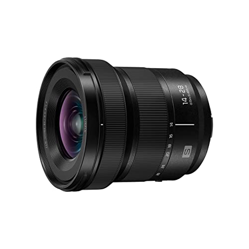 Panasonic Lumix S-R1428E Objektiv, Lumix S Objektiv, 14–28 mm Brennweite, F4-5.6 Blende, ideal für Videos, Makroobjektiv, Ultraweitwinkel-Zoom. Panasonic Lumix S-R1428E Objektiv, Lumix S Objektiv, 14–28 mm Brennweite, F4-5.6 Blende, ideal für Videos, Makroobjektiv, Ultraweitwinkel-Zoom. von Panasonic