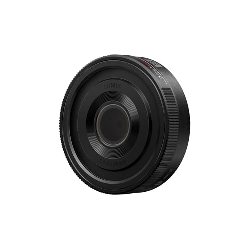 Panasonic Lumix S-R26E 26 mm F8 L-Mount-Objektiv, Vollformat-Weitwinkel-Kameraobjektiv, Feste Brennweite, manueller Fokus, mechanischer Fokusring, 58 g, Schwarz Panasonic Lumix S-R26E 26 mm F8 L-Mount-Objektiv, Vollformat-Weitwinkel-Kameraobjektiv, Feste Brennweite, manueller Fokus, mechanischer Fokusring, 58 g, Schwarz von Panasonic