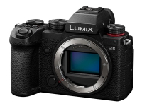 Panasonic Lumix S5, 24,2 MP, 6000 x 4000 Pixel, CMOS, 4K Ultra HD, 350 g, Schwarz von Panasonic