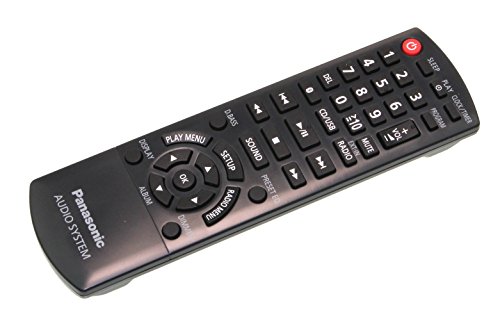 Panasonic N2QAYB001101 Fernbedienung (Ersatz für N2QAYB001018) für SC-PMX100, SC-PMX70, SC-PMX80, SC-PMX82, von Panasonic