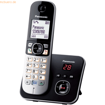 Panasonic Panasonic KX-TG6821GB schwarz mit AB Panasonic Panasonic KX-TG6821GB schwarz mit AB von Panasonic