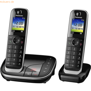 Panasonic Panasonic KX-TGJ322GB Duo mit AB schwarz Panasonic Panasonic KX-TGJ322GB Duo mit AB schwarz von Panasonic