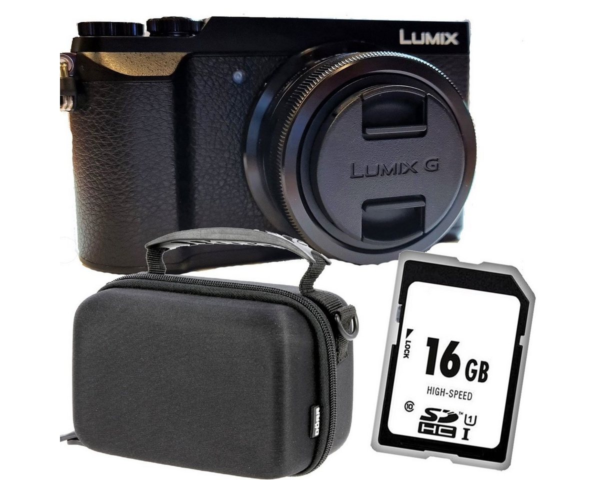 Panasonic Panasonic Lumix GX80 Kit+Tasche+16 GB SD Karte Kompaktkamera von Panasonic