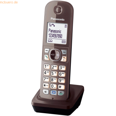 Panasonic Panasonic Mobilteil KX-TG68xx Serie inkl. LS mocca braun von Panasonic