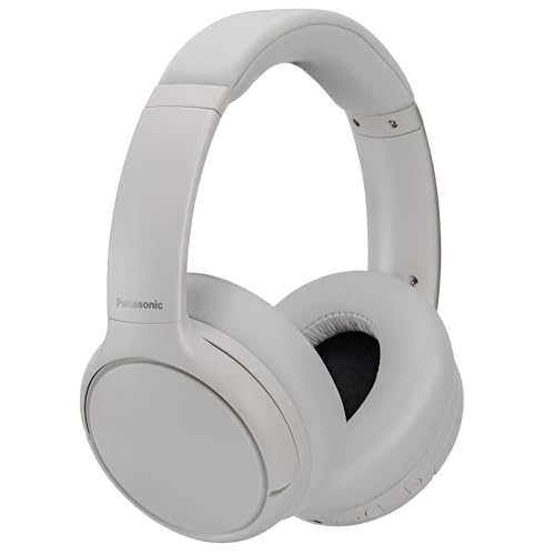Panasonic M600 Kabellose Kopfhörer mit Hybrid ANC, Over-Ear-Schwenkdesign, Bluetooth 5.3, integriertes Mikrofon, bis zu 65 Stunden Wiedergabe, XBS Deep, USB-C, Beige Panasonic M600 Kabellose Kopfhörer mit Hybrid ANC, Over-Ear-Schwenkdesign, Bluetooth 5.3, integriertes Mikrofon, bis zu 65 Stunden Wiedergabe, XBS Deep, USB-C, Beige von Panasonic