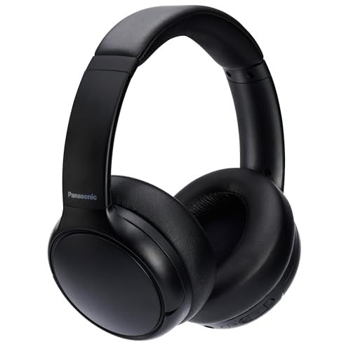 Panasonic M600B, Kabellose Kopfhörer mit Hybrid ANC, Over-Ear-Schwenkdesign, Bluetooth 5.3, integriertes Mikrofon, bis zu 65 Stunden Wiedergabe, XBS Deep, USB-C, Schwarz Panasonic M600B, Kabellose Kopfhörer mit Hybrid ANC, Over-Ear-Schwenkdesign, Bluetooth 5.3, integriertes Mikrofon, bis zu 65 Stunden Wiedergabe, XBS Deep, USB-C, Schwarz von Panasonic