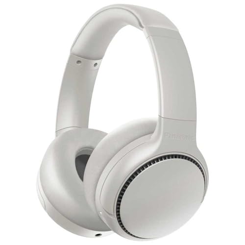 Panasonic RB-M700BE-C Bluetooth Over-Ear Kopfhörer (Noise Cancelling, Sprachsteuerung, Bass Reactor, 1,2 m Kabel, bis 20 h Akkulaufzeit), Creme von Panasonic