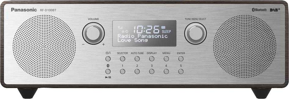 Panasonic RF-D100BTEGT Radio (Digitalradio (DAB), FM-Tuner mit RDS, 10 W) von Panasonic