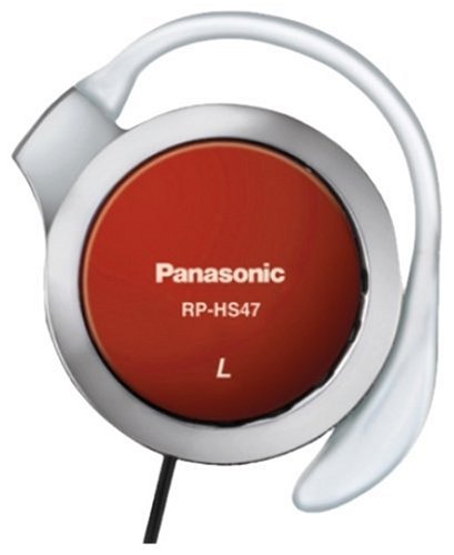 Panasonic RP-HS47E-R Ohrbügel-Kopfhörer Ultradünn 14Hz 24kHz 30mm rot von Panasonic