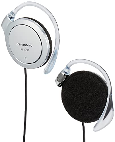 Panasonic RP-HZ47-S Kopfhörer aufliegend Ohrbügel silberfarben – Kopfhörer (ohraufliegend, Ohrhaken, kabelgebunden, 14 – 24000 Hz, 1 m, Silber) von Panasonic