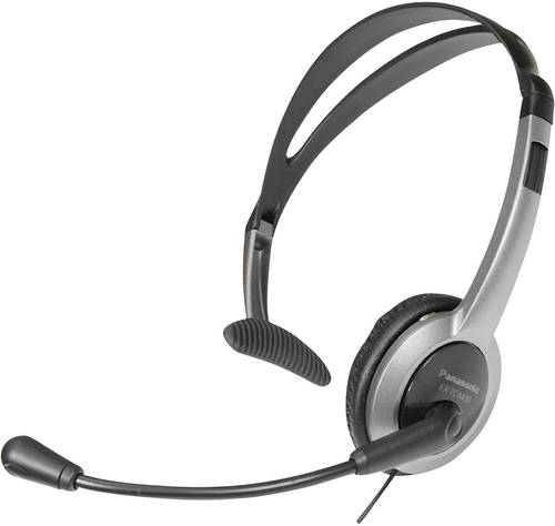 Panasonic RP-TCA 430 Telefon On Ear Headset kabelgebunden Mono Silber, Schwarz Mikrofon-Stummschaltu von Panasonic