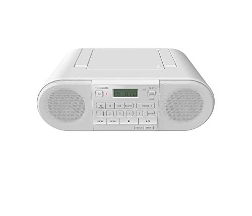 Panasonic RX-D552 HiFi Soundsystem mit DAB,DAB+ & UKW,Tragbarer Lautsprecher,CD-Player,Wiedergabe mit USB,Bluetooth,20W - Weiß von Panasonic