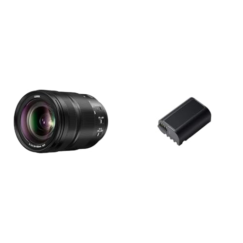 Panasonic S-R24105E LUMIX S Standardzoom Objektiv & DMW-BLK22E Aufladbarer Lithium Ion Akku, 7.2V, 2.200 mAh (für LUMIX Digitalkamera: DC-S5, G9, GH5, GH5S) von Panasonic