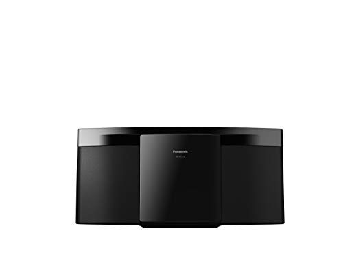 Panasonic SC-HC212EG-K 2-Kanal Micro Hi-Fi System, 20 Watt, DAB+ Digitalradio, CD-Player, Bluetooth, USB, Reine Sounds und minimale Verzerrung, schlankes und zeitgemäßes Design von Panasonic